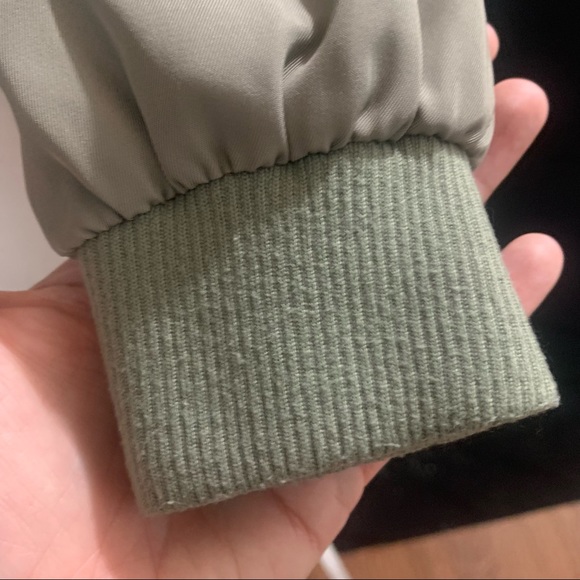 Ashley by 26 International Outerwear | Army Green Bomber Jacket | Sz S - Picture 9 of 13